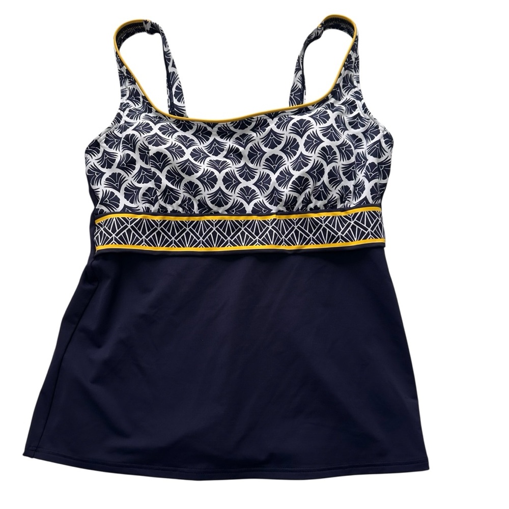 Lands' End Square Neck Underwire Tankini Swimsuit Top, 6P